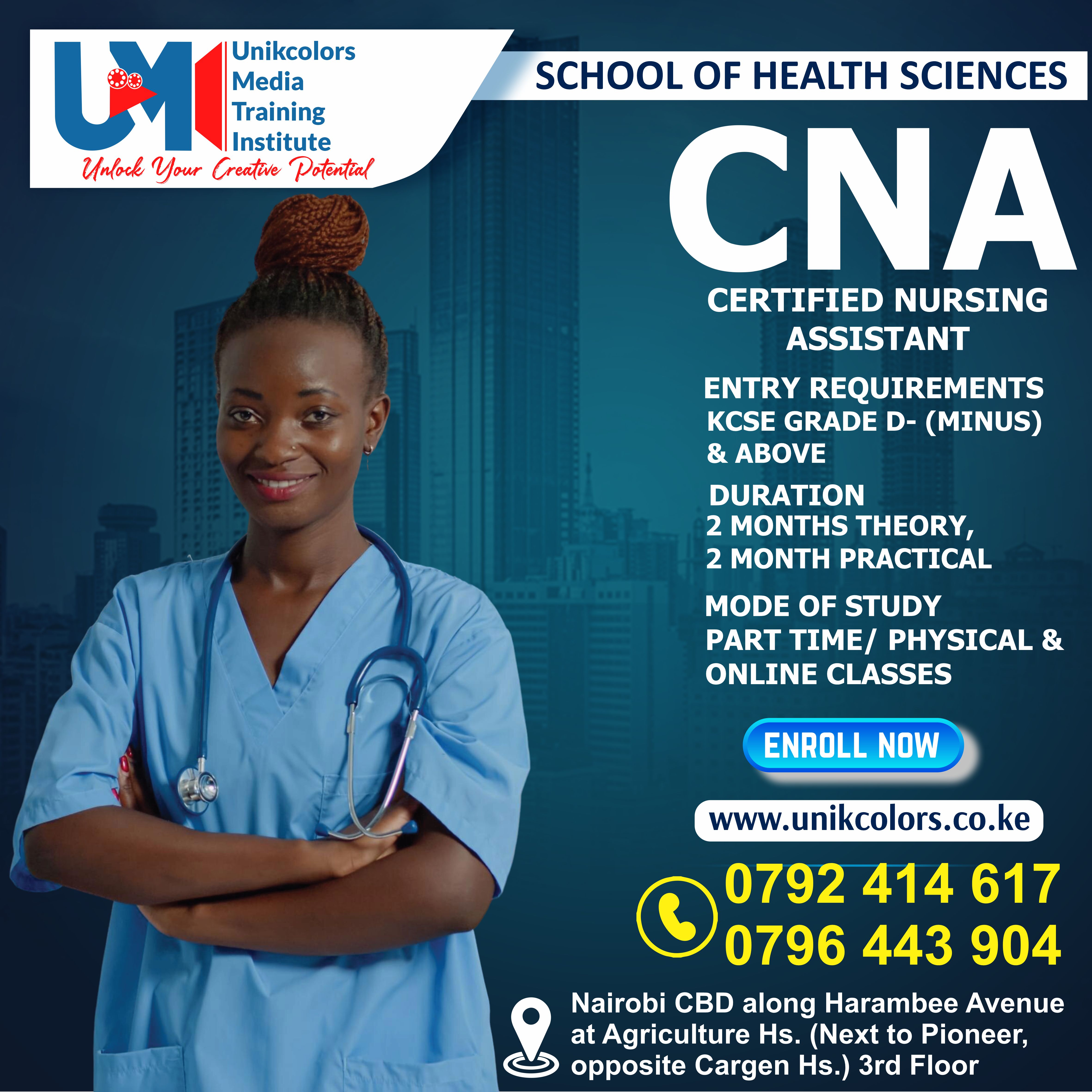 CERTIFIED NURSING ASSISTANT - CARE GIVER COURSE